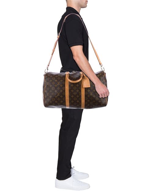 lv keepall bandouliere 45|louis vuitton keepall monogram.